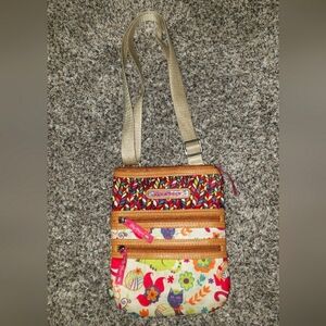 Lily Bloom Playful Cat Pattern Crossbody Bag